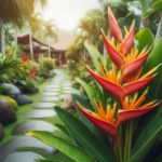 Helicônia flor exótica