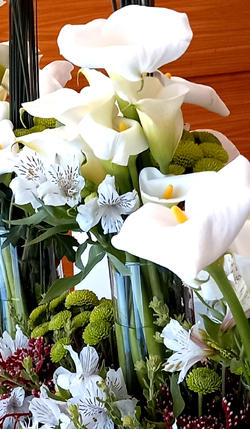 arranjo copo de leite