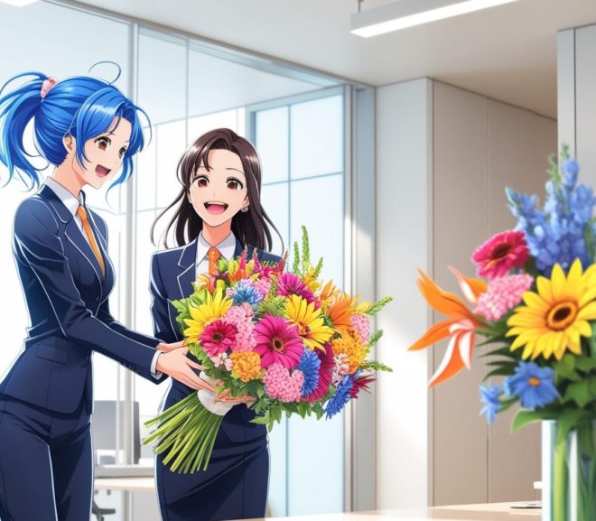 Dicas de Etiqueta ao enviar Flores no Trabalho