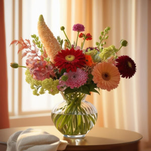 arranjo floral ambientes internos