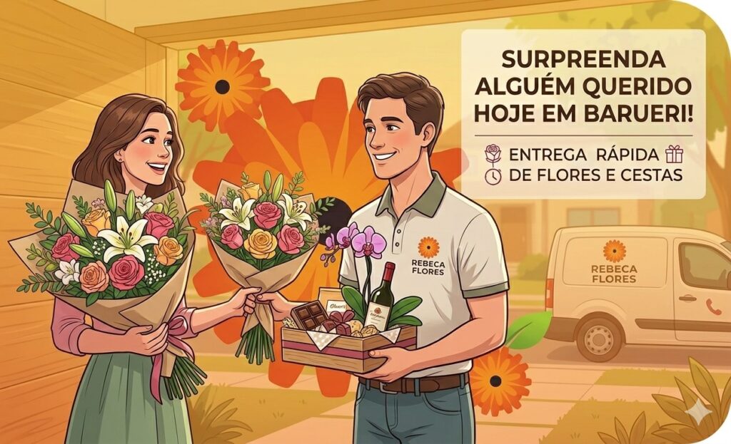 Envie Flores em Barueri ,com a Rebeca Flores